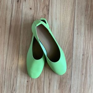 Everlane, The Italian Leather Day Glove, Lime, 8 1/2